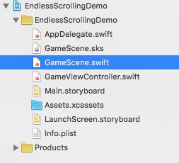 SpriteKit scrolling tutorial