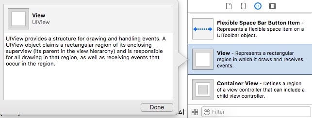 Add an UIView in XCode Storyboard