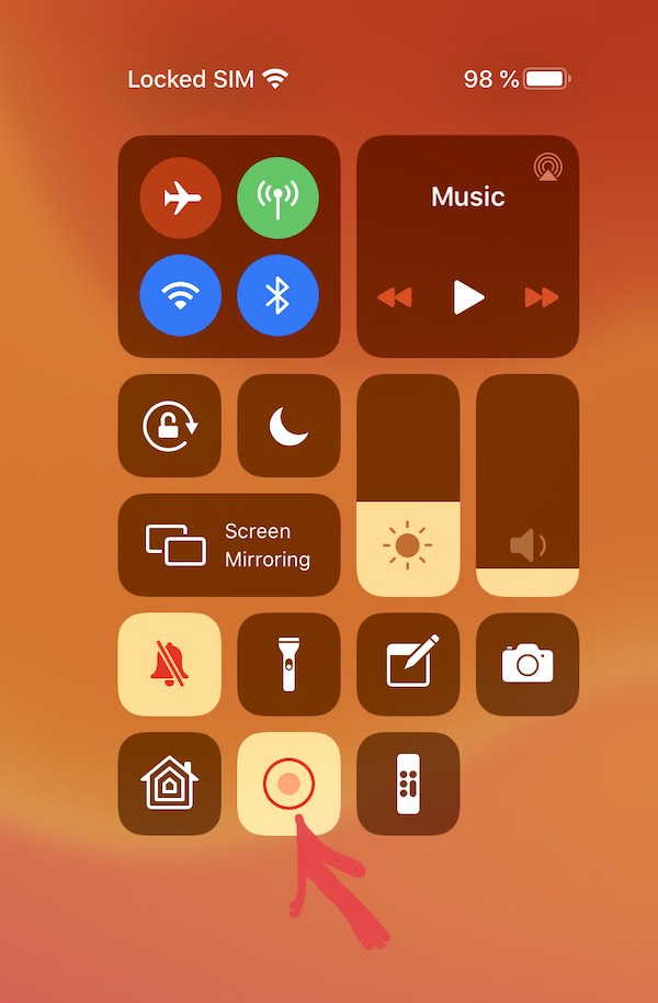 iOS Screen Recording