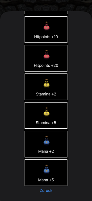 Potion Types