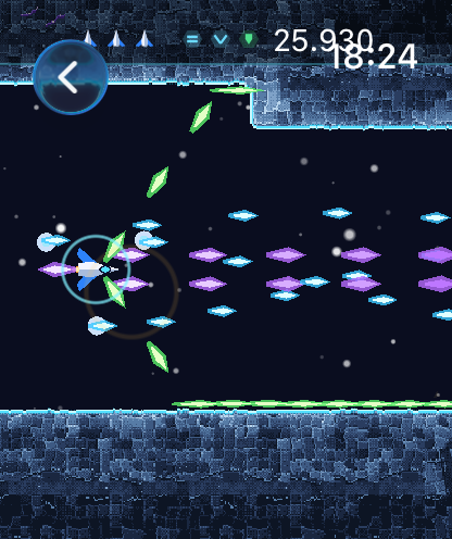 The same firefight running on Apple Watch, steered with the Digital Crown