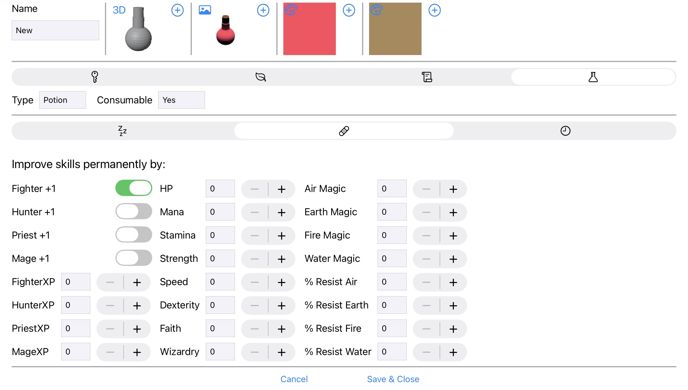 Permanent Potions